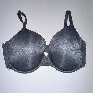 Victoria's Secret Lined Uplift Semi Demi Bra Women's Size 36DDD Gray  36F
